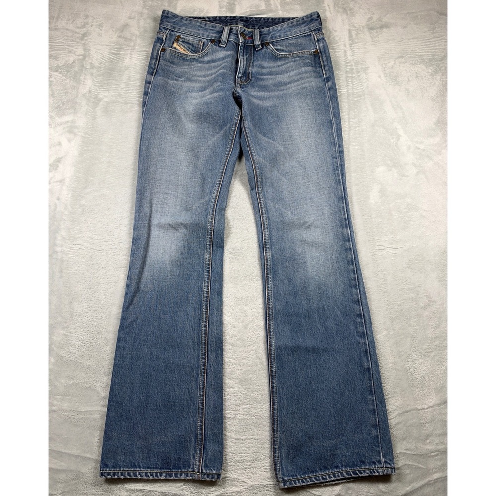 Vintage Diesel Riden Jeans Womens 27x30 Bootcut Blue Y2K 2004 Made Italy Cotton